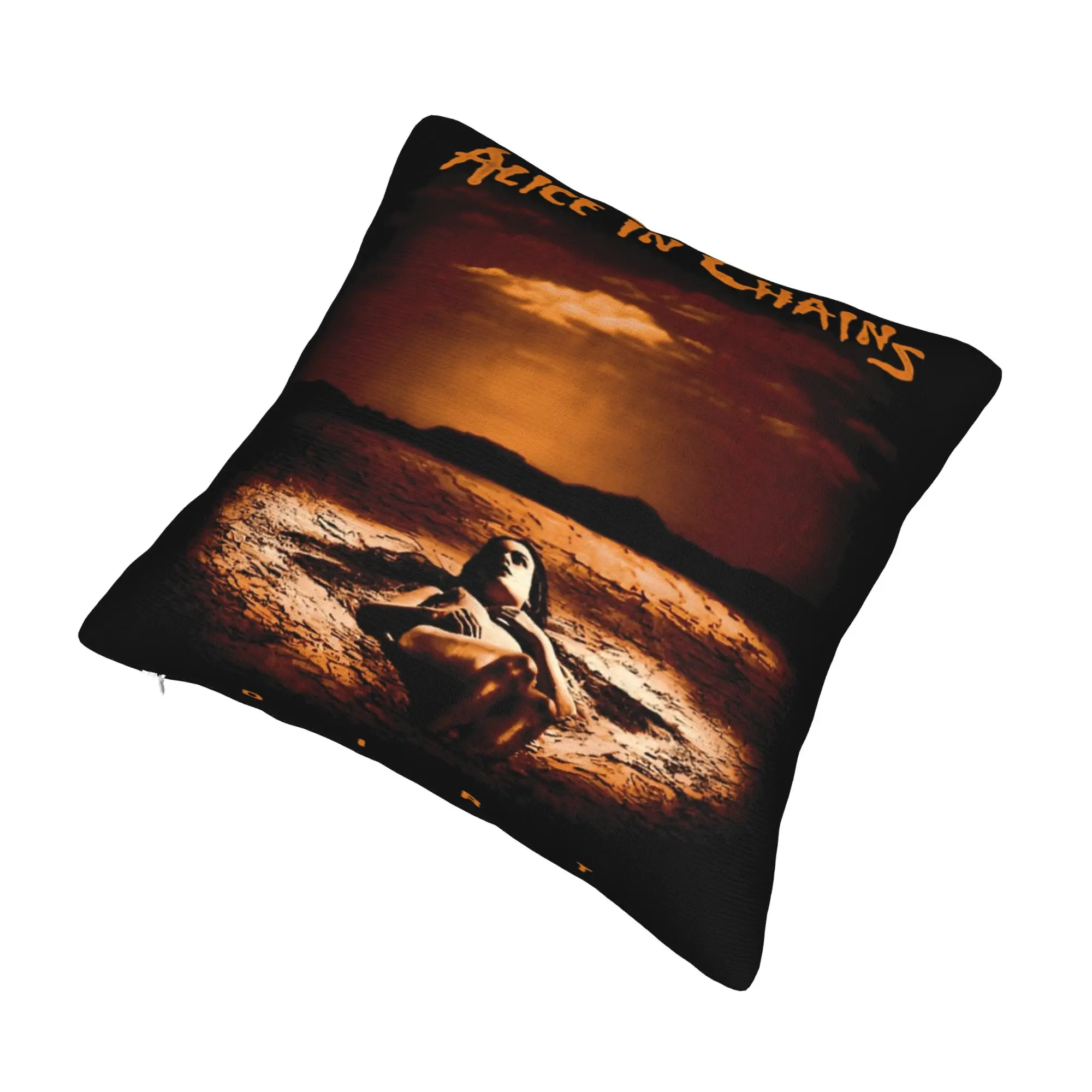 Alice In Chains High Resolution Pillowcase Soft Polyester Cushion Cover Gift  Throw Pillow Case Cover Home Zippered 18