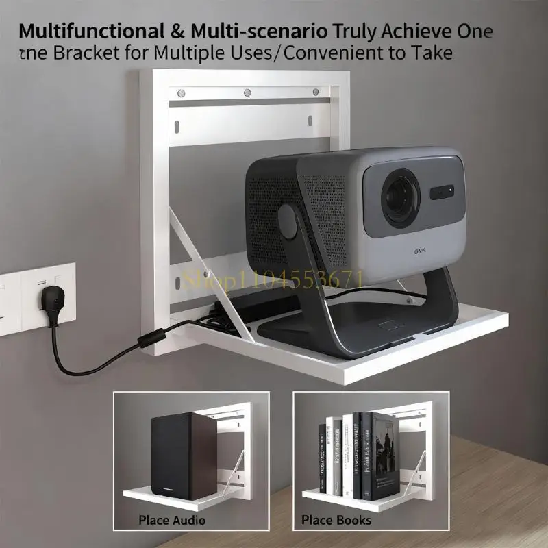 Best Seller Small Foldable Projector Mount for 22.5x22.5cm Strong Heavy Duty Application