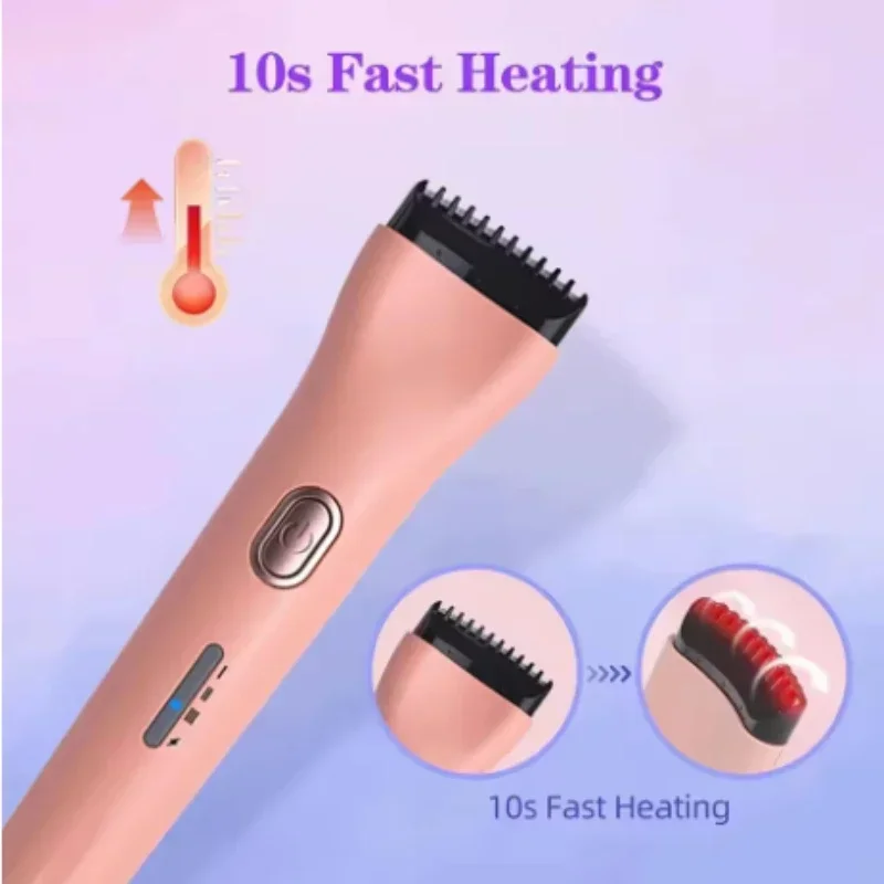 أداة تجعيد الرموش الكهربائية المحمولة مع ثلاثة تعديلات لدرجة الحرارة، تجعيد طويل الأمد، شحن USB، مناسبة لجميع أشكال العين