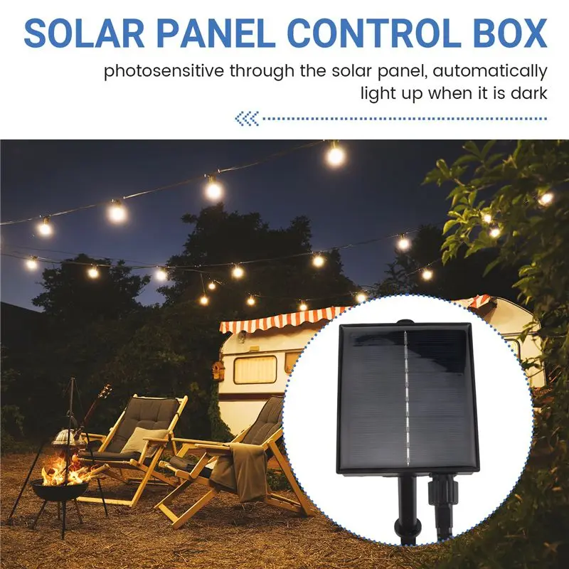 1200Mah Solar Panel Control Box Kits Lithium Battery Panel For 3.7V 24V LED String Strip Lamp DC Charging Easy Install-AT30