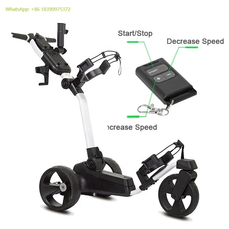 

Складная электрическая тележка для гольфа VIGOR с дистанционным управлением, Китай, с литиевой батареей, диапазоном 36 отверстий и скоростью 8 км/ч для поля гольфа