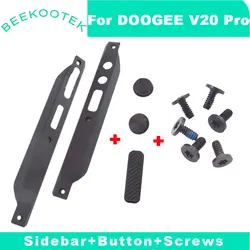 New Original Doogee V20 Pro Battery Cover Left Right Decorative Parts+Volume Button Custom Key With Screws For DOOGEE V20 Pro