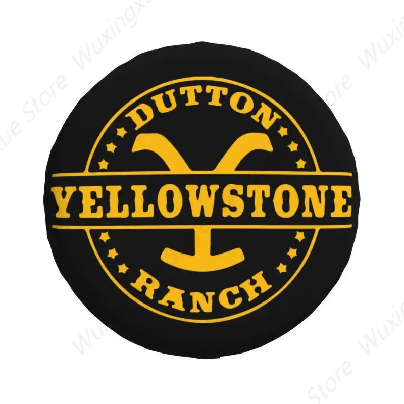 Custom Yellowstone Dutton Ranch Spare Tire Cover for Toyota RAV4 Prado 4WD 4x4 SUV Car Wheel Protector 14