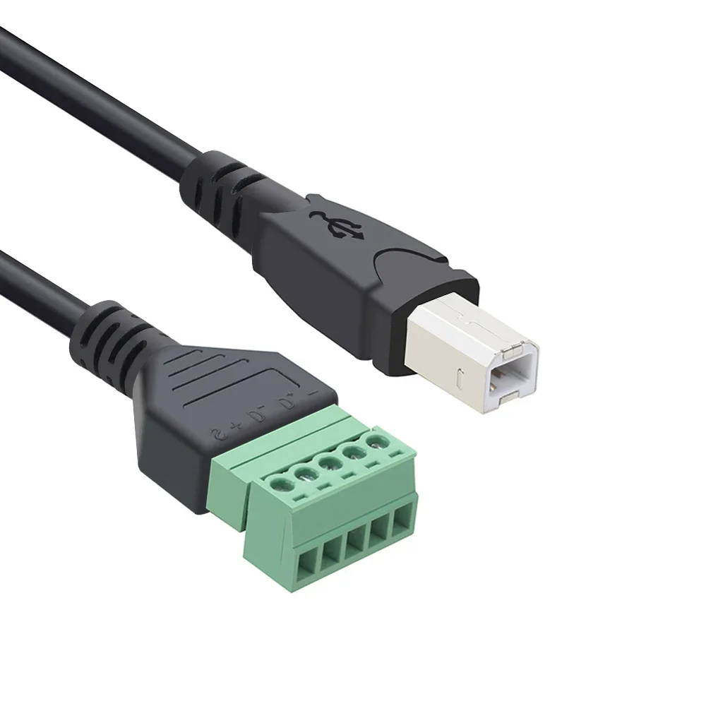 Кабель-удлинитель для передачи данных с 5 ядрами, USB 2,0 B