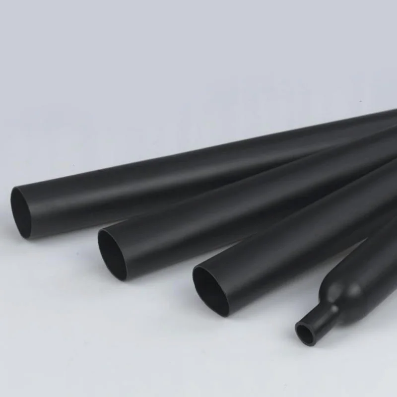 Diameter:1/1.5/2/2.5/3/4/5/6mm Black PVC Heat Shrink Tubing Tube Sleeving