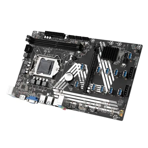 B250 LGA Motherboard 1151 BTC Minrmer Kit -Platte mit CPU Celeron G3900 und DDR4 2 * 4 GB = 8 GB PC RAM SET 12 * PCIE X16 SATA3.0 6 Hauptverkaufsplatte MAE BTC B250C - №4