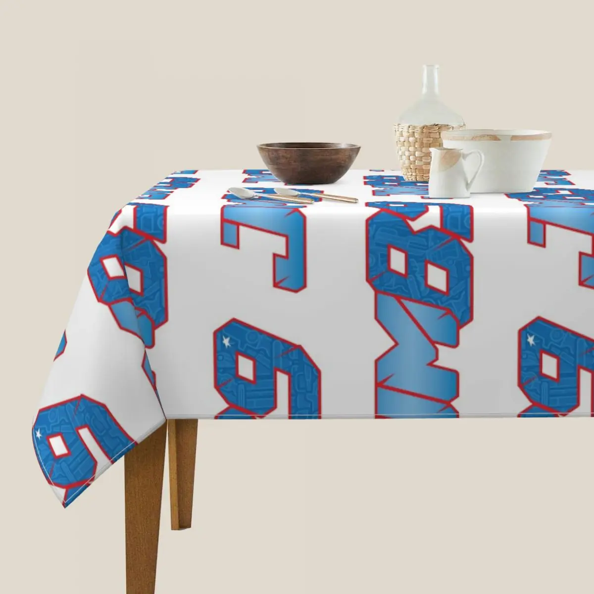 مفرش طاولة مربع مقاوم للماء رقم 89 من Jorge Martin مفرش طاولة مقاوم للزيت لأحداث المطبخ وغطاء طاولة الطعام #5