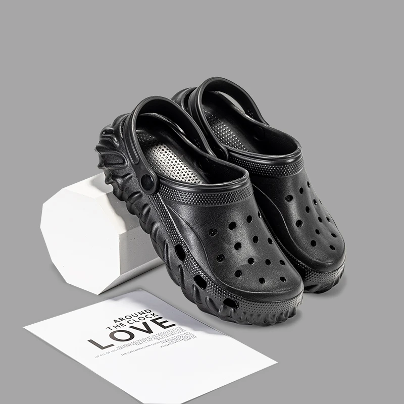 

36-45# Unisex Outdoor Sandals Casual Beach Water Shoes Thick Heel Platform Multifunctional Slippers Indoor Slippers