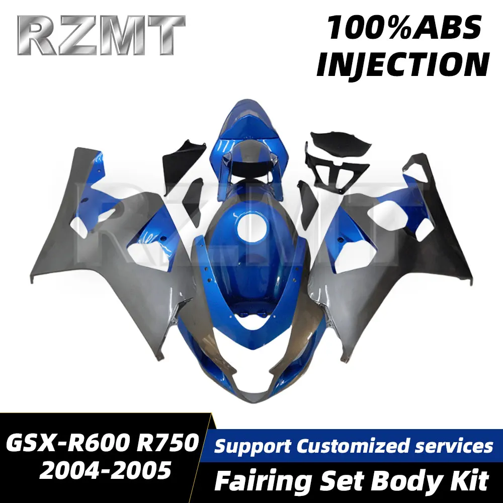 Voor Suzuki GSX-R600 R750 04-05 K4 K5 Kuip Motorfiets Set Plastic Guard Plaat Body Kit Decoratie Accessoires Injectie shell