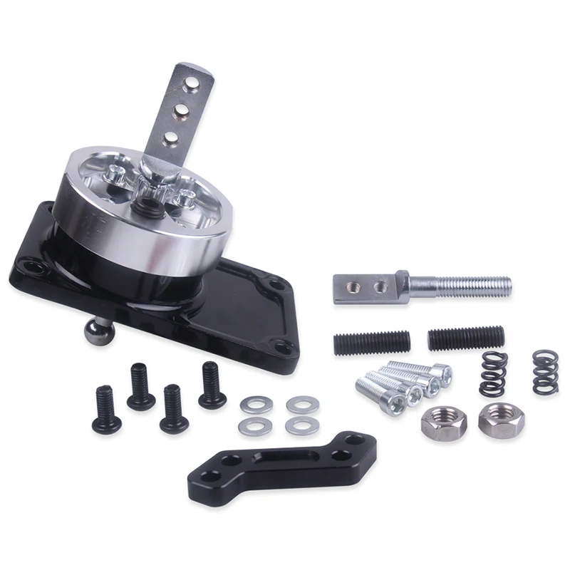 

Racing Short Throw Shifter For 83-04 Ford Mustang T5 With Od T-45 Aluminum(Black + Silver)