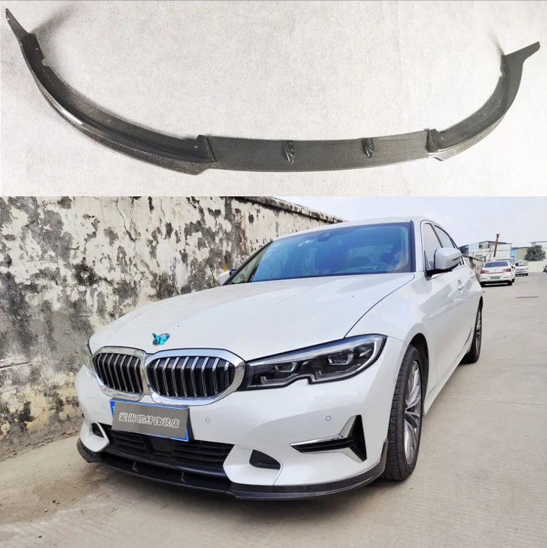 

Fits For BMW 3 Series G20/G28 2020 2021 2022 High Quality Carbon Fiber Bumper Front Lip Splitter Cover Protector