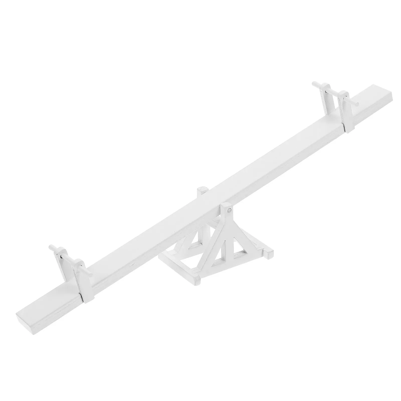 

Delicate Wooden Mini Seesaw for Miniature House Decor Excellent Craftsmanship Realistic Teetertotter Tiny Furniture Home Mini