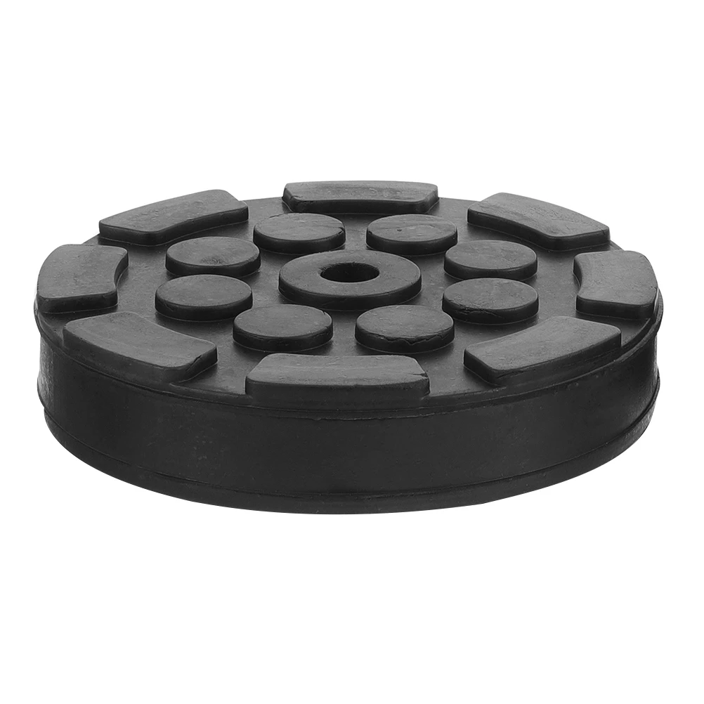 

1pcs Rubber Foot Pad Car Lift Pads Round Durable Material Versatile Compatibility Enhanced Stability Protective Function Rubber