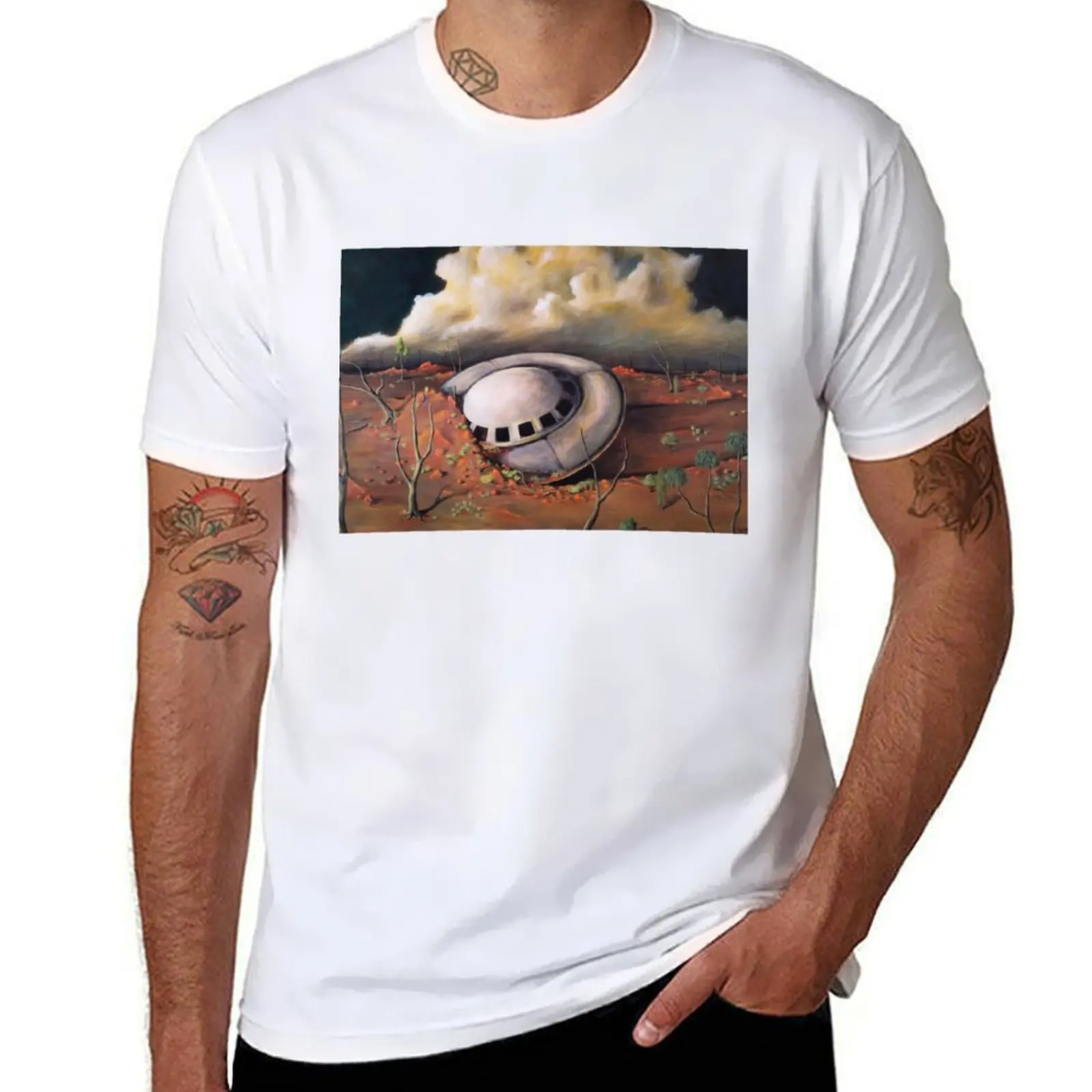 

Alien landscape T-Shirt funny t shirts dark humor funny t shirts man T-Shirt