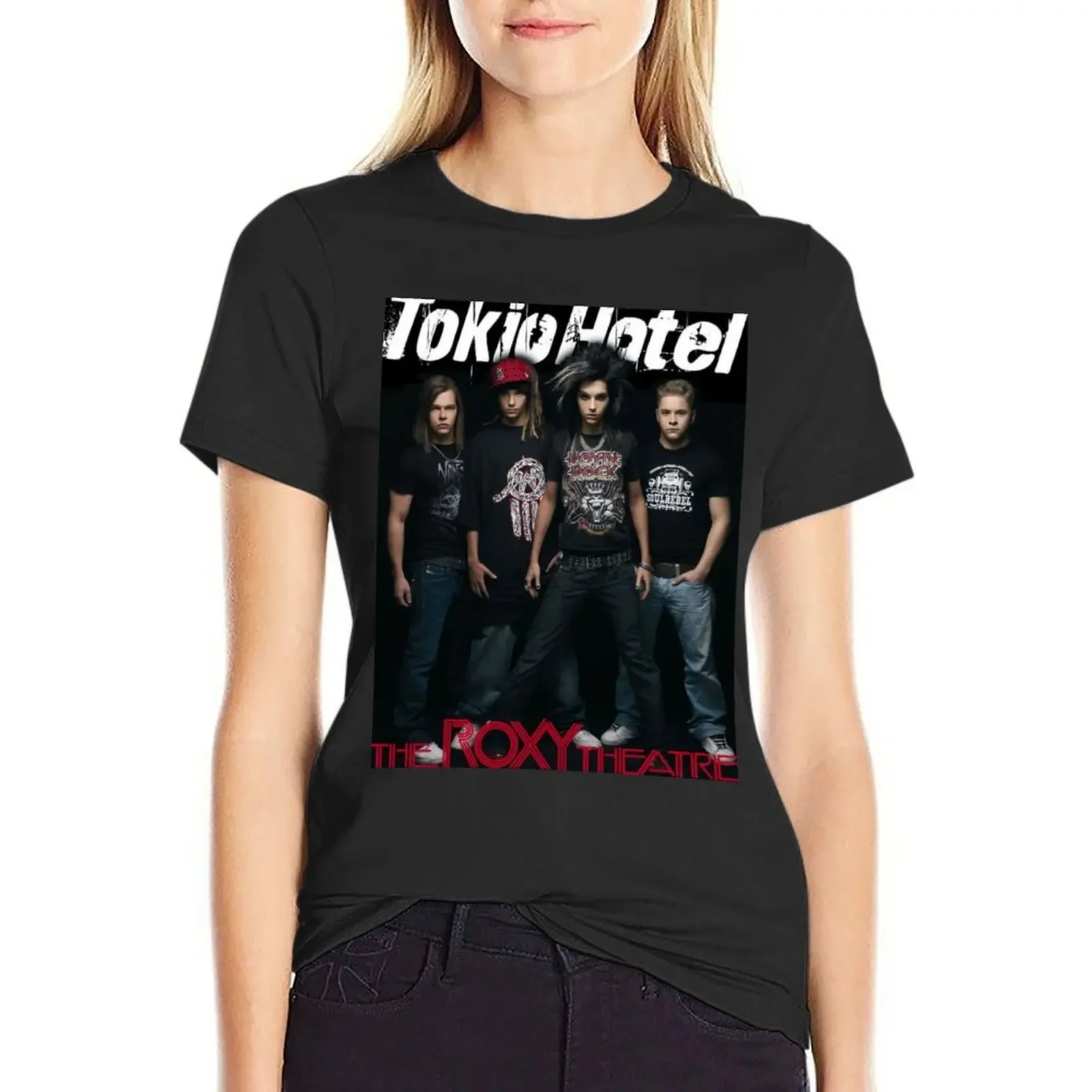 

tokio hotel T-shirt tees summer clothes cute tops tops Women