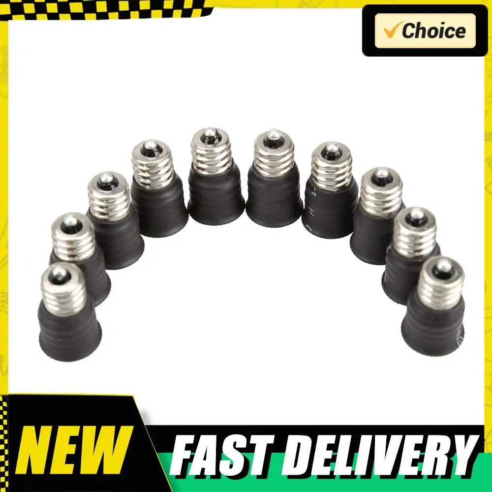 Adaptador E12 a E14, casquillo de lámpara atornillable, adaptador de casquillo retardante de llama, convertidor de bombilla, adaptador de Base de bombilla para uso doméstico