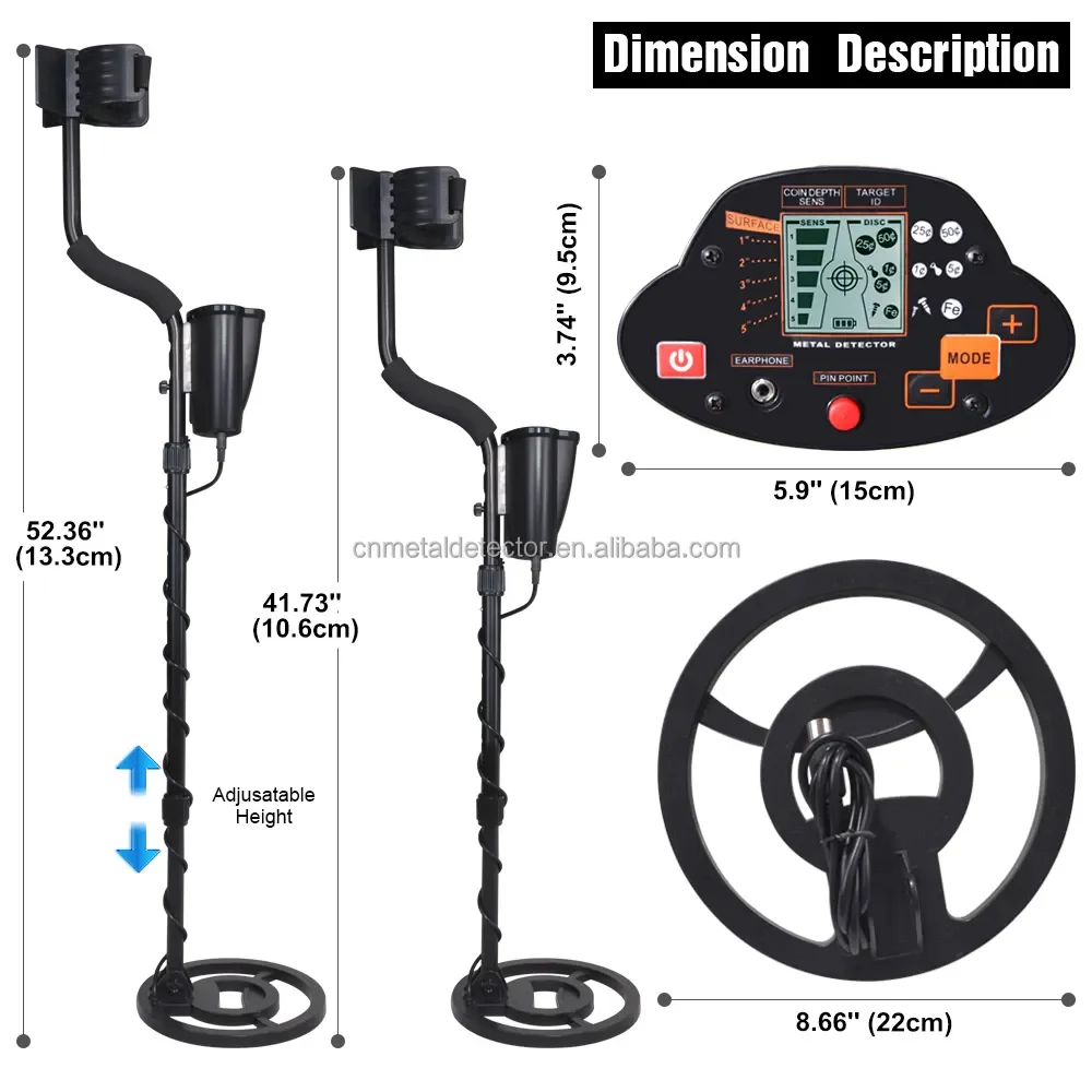 Treasure Hunter Metal Detector Cheap Price MD-5030 LCD Screen Gold Detector Best Metal Detector Search Gold Deep Finder