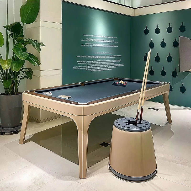 Household Billiard Table Billiard Table Villa Large Flat Floor American Black Eight Fancy Nine Ball Standard