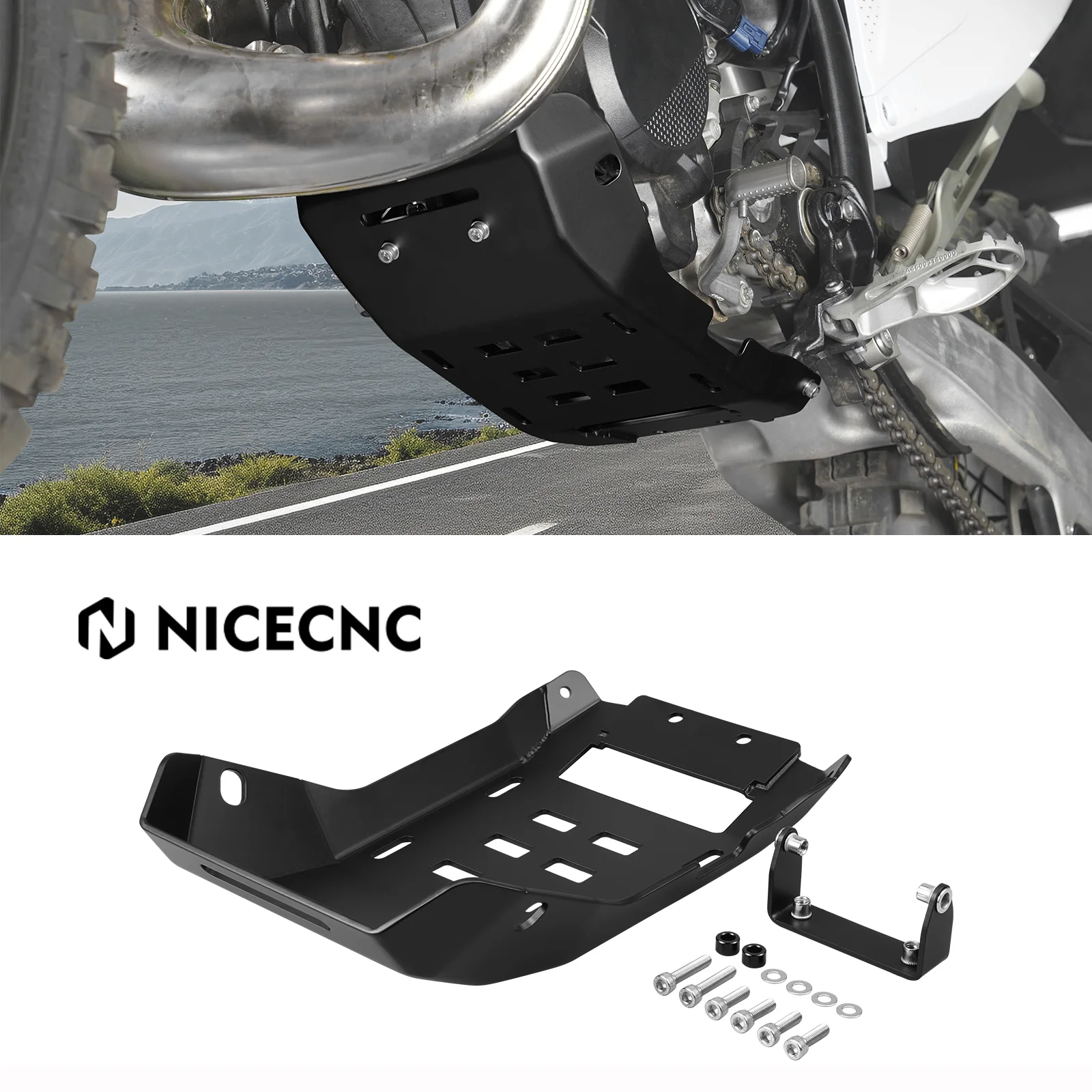 

For Husqvarna TE300 TE250 TE 250 300 2024 TX300 TX 300 2023 -2024 Motorcycle Skidplate Engine Base Chassis Guard Protector Cover