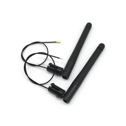 2pcs 868MHz 915MHz LORA Antenna IPEX1 Welding Connector Universal Foldable Antenna Amplifier WLAN Router Singal Booster