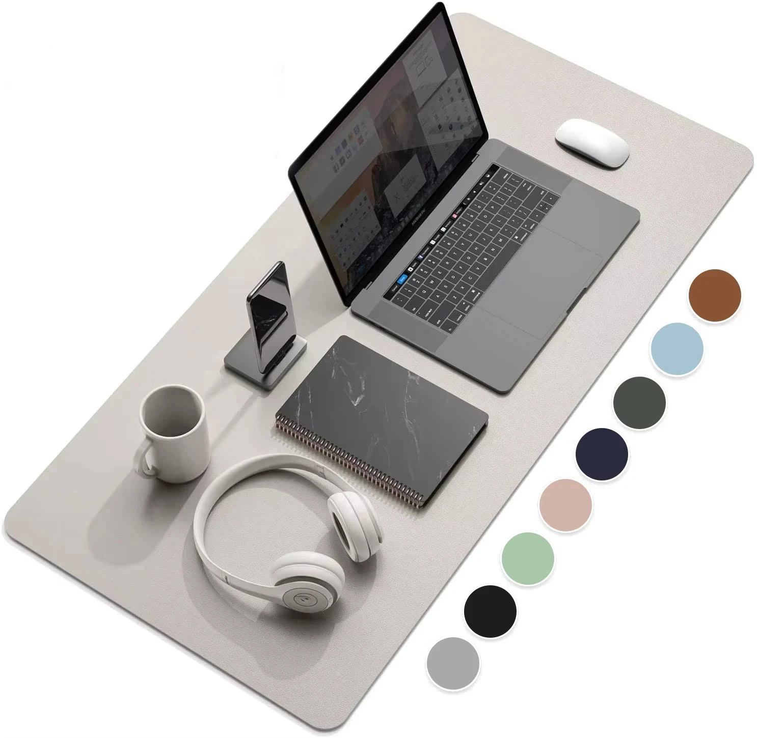 Desk Mousepad Pad Leather Size Keyboard Computer Large Desktop Gaming Protector Pad Non Desk Mat Mouse Office PU Slip Waterproof