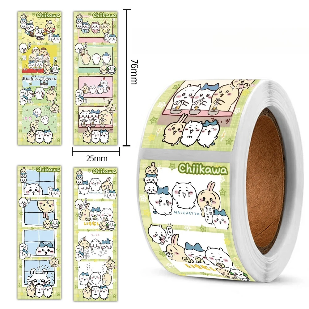 Cintas Adhesivas Decorativas Jiyi Daily Life Quadra, Etiquetas de Sellado Washi para Diario, Embalaje, Accesorio Coleccionable para Fans