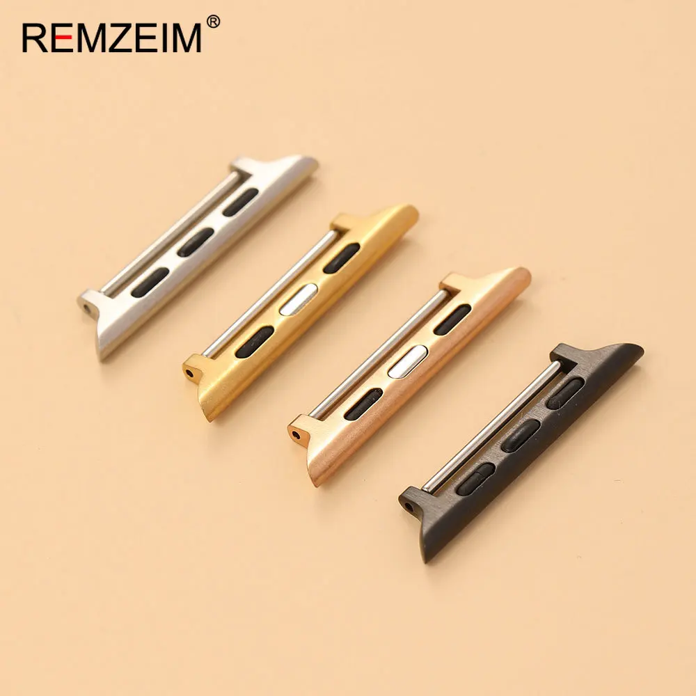 4pcs Stainless Steel Watch Band Connector Adapter for Apple Watch 1-11 Ultra SE for iwatch 38-49mm Watch Accessories