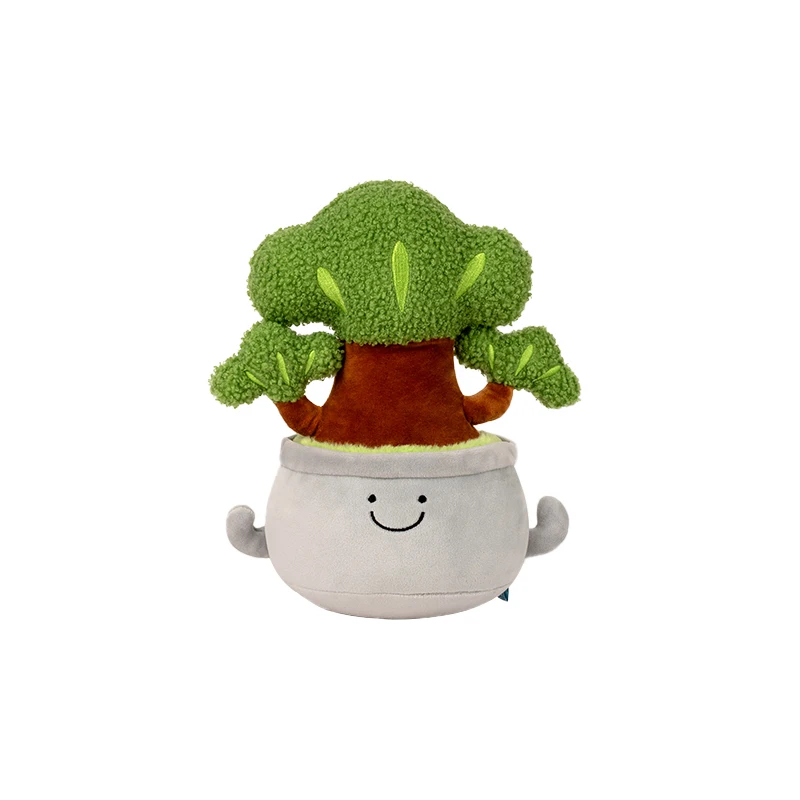 Peluche de plantes succulentes en pot, jouets en peluche Kawaii, beurre créatif, fleurs en pot, oreiller doux, décor de chevet à la maison, cadeau d'anniversaire