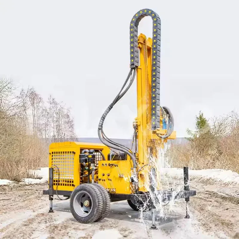 

Customized Water Well Drilling Rigs Diesel Well Drilling Rigs/78KW Water Well Drilling Rigs/Mine Deepwell Borehole Machines