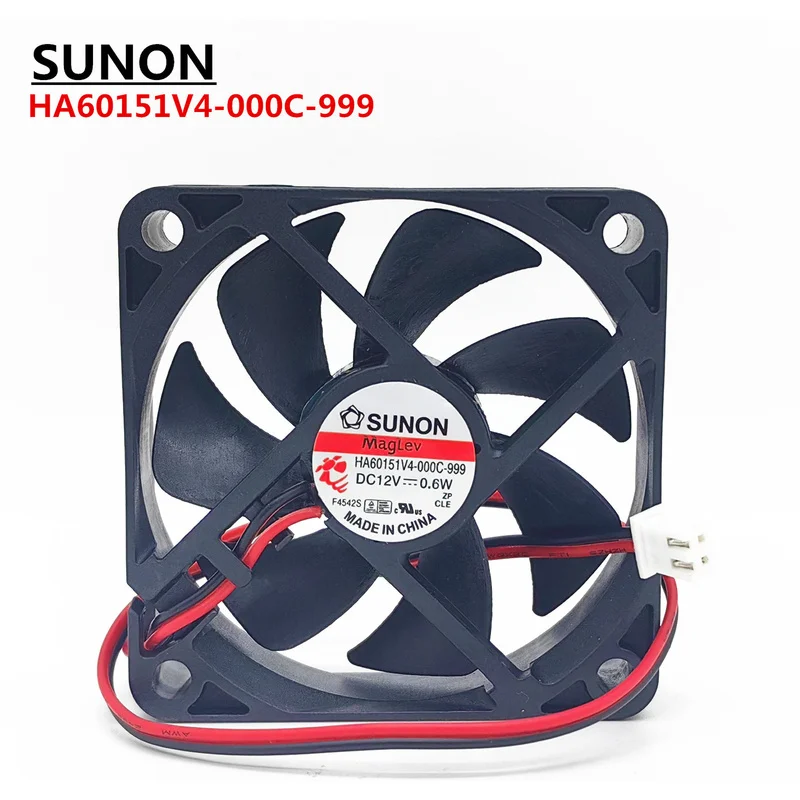 S+    SUNON HA60151V4-000C-999 12V 0.6W 6cm 6015 magnetic suspension silent fan
