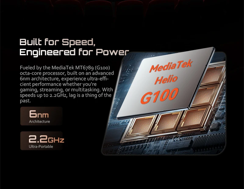 Cubot Android Smartphone P90, G100 Octa-core, 2.2GHz, Dual Speakers, 24GB+256GB, 6.88" 120Hz Screen, 64MP, 5100mAh,NFC, 4G Phone