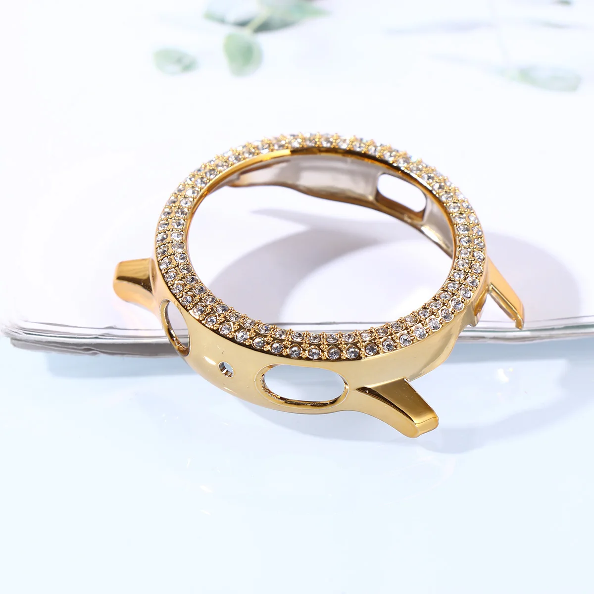 حافظة واقية أنيقة لساعة Active 2 40 مم إطار ساعة ذهبي متين ملحقات حماية إبداعية للخدش