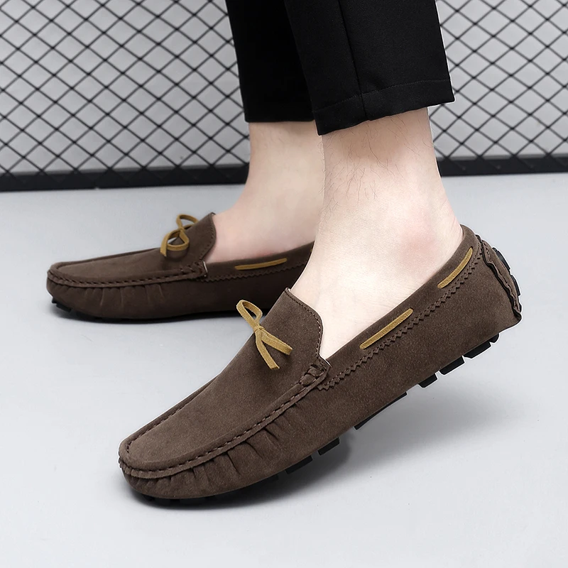 

YRZL Mens Loafers 2025 Lightweight Walking Shoes Non Slip Comfortable Loafers for Men Slip On Breathable Driving Casual Shoes