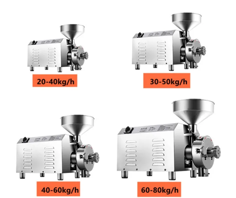 Desktop food grade small dried ginger powder grinder commercially available rice grinder grinder
