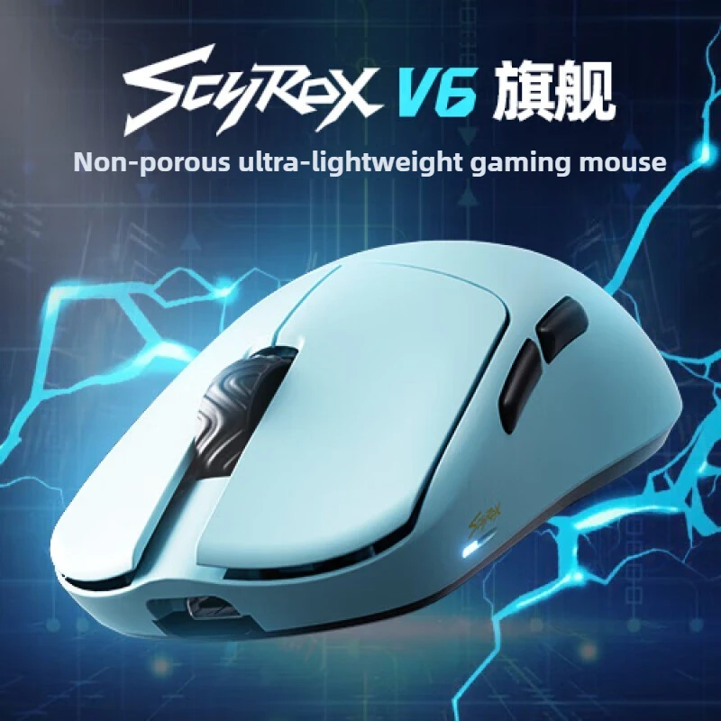 Scyrox V6 Mouse 2 Mode Wireless Mouse 8000Hz Polling Rate Gaming Mice  Lightweight Custom Mouse PC for Games Like Fearless Contr