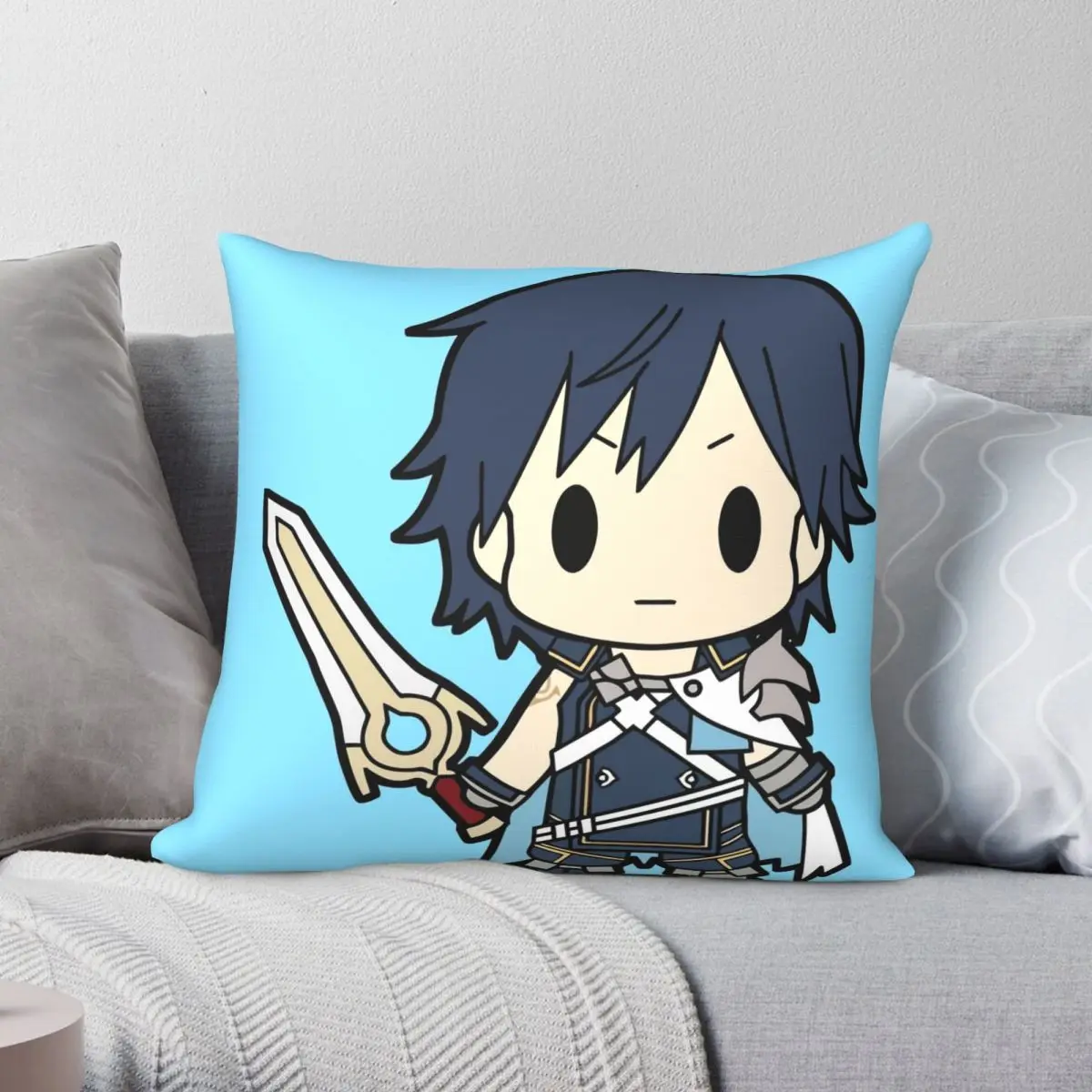 Fire Emblem Awakening Chrom Square Pillowcase Polyester Linen Velvet Pattern Decor Throw Pillow Case Room Cushion Cover 45x45