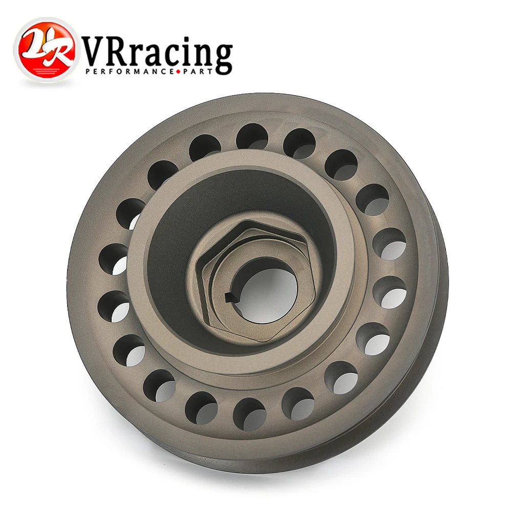 

VR - Racing Light Weight Aluminum Crankshaft Pulley OEM Size For 93-01 Honda Prelude H22 VTEC VR-CP012