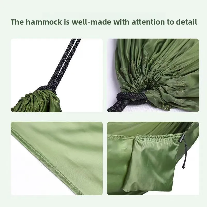 cx new fast-opening ultra-thin parachute hammock outdoor summer double swing portable swing adult anti-rollover camping
