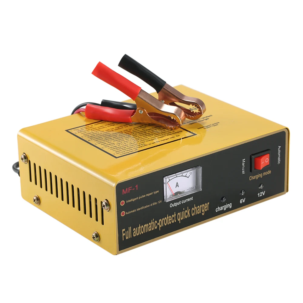 Intelligent Lithium Battery Charger Pulse Repair Type Maintainer Lead Acid Battery Charger Motorcycles Auto Accessories