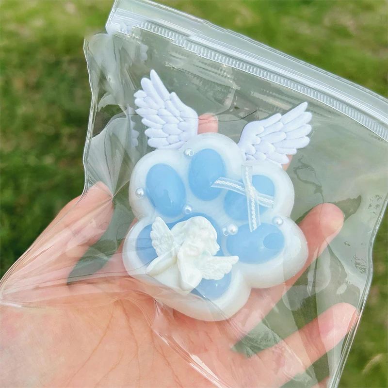 Simulierte barocke Katzenpfote Dekompressionsspielzeuge Cartoon Antistress Squishy Stressabbau Langsam steigendes Geschenk für Erwachsene Kinder