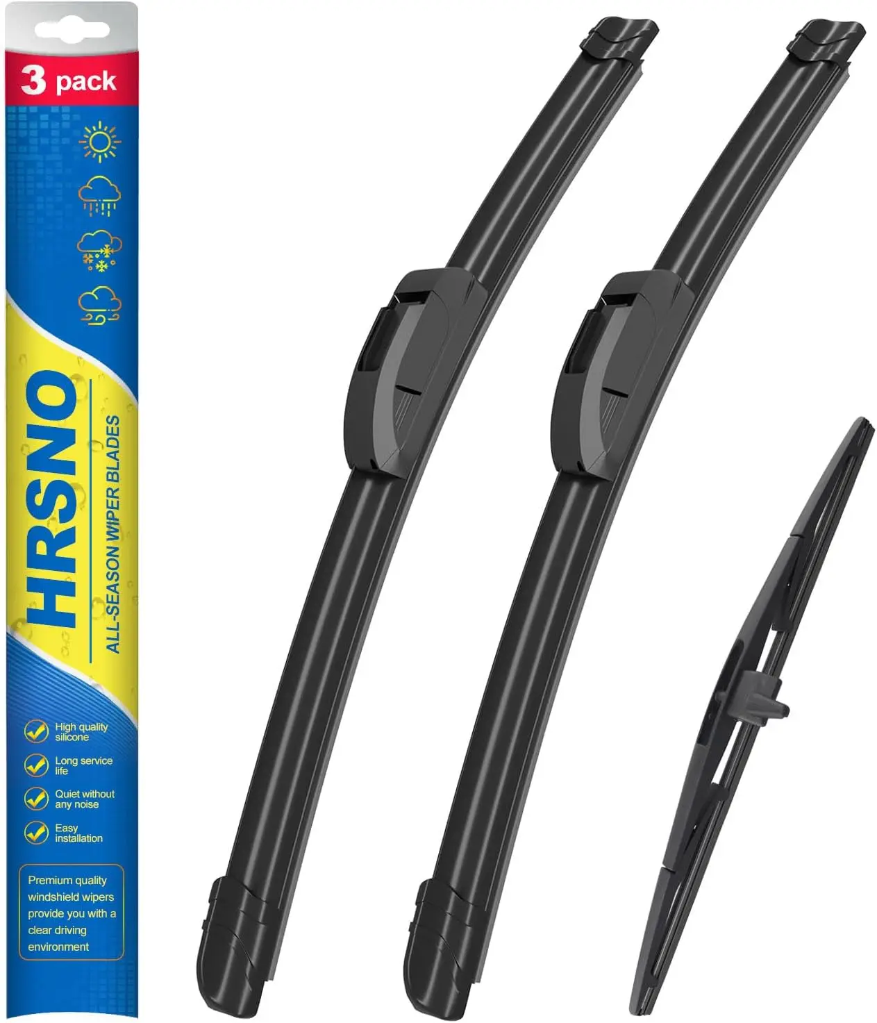 

22 "+ 21" дворники для лобового стекла с 14-дюймовыми комплектами щеток заднего дворника, автомобильная замена для Honda Pilot 2009-2015 годов для моего автомобиля (3 шт. в упаковке)