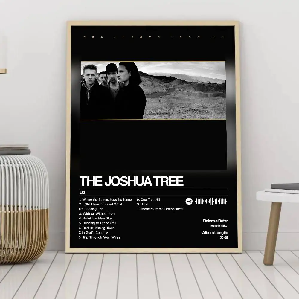 طباعة ملصق شجرة جوشوا U2 عالية الدقة، مناسبة للمنزل، ديكور غرفة المعيشة، البار، لوحة معلقة للمقهى