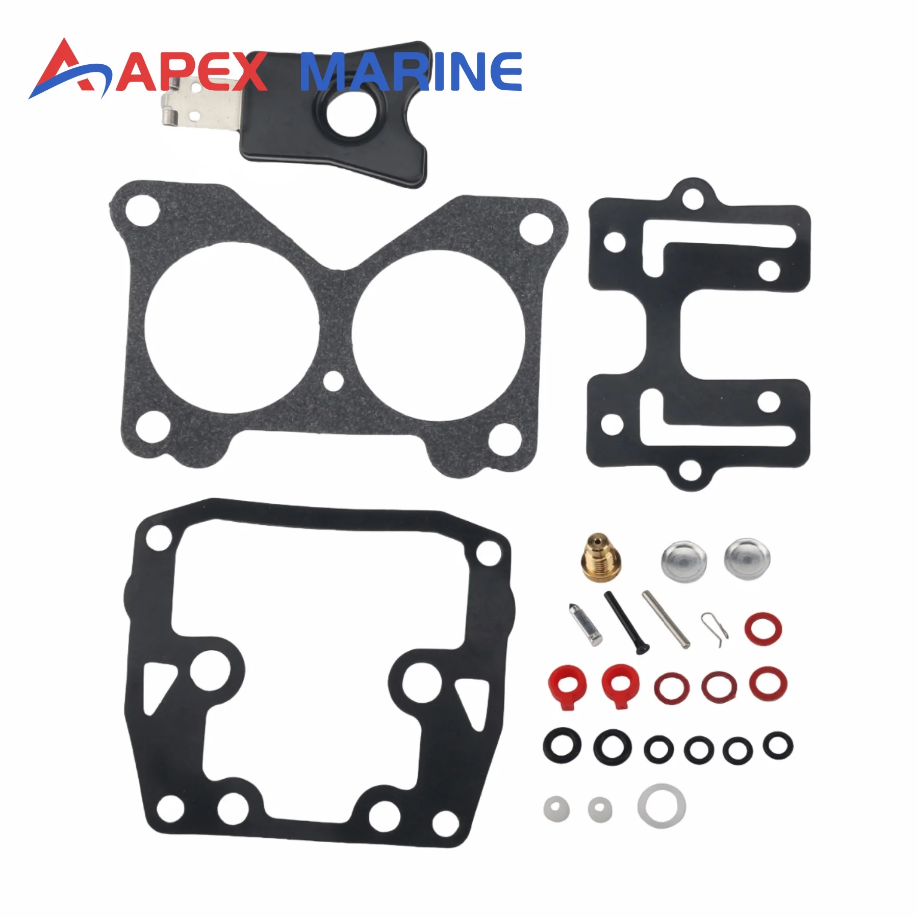 

439076 Carburetor Carb Repair Kit Replacement for Johnson Evinrude OMC Outboard Engines V4 V6 85 To 235 HP 0439076 383906