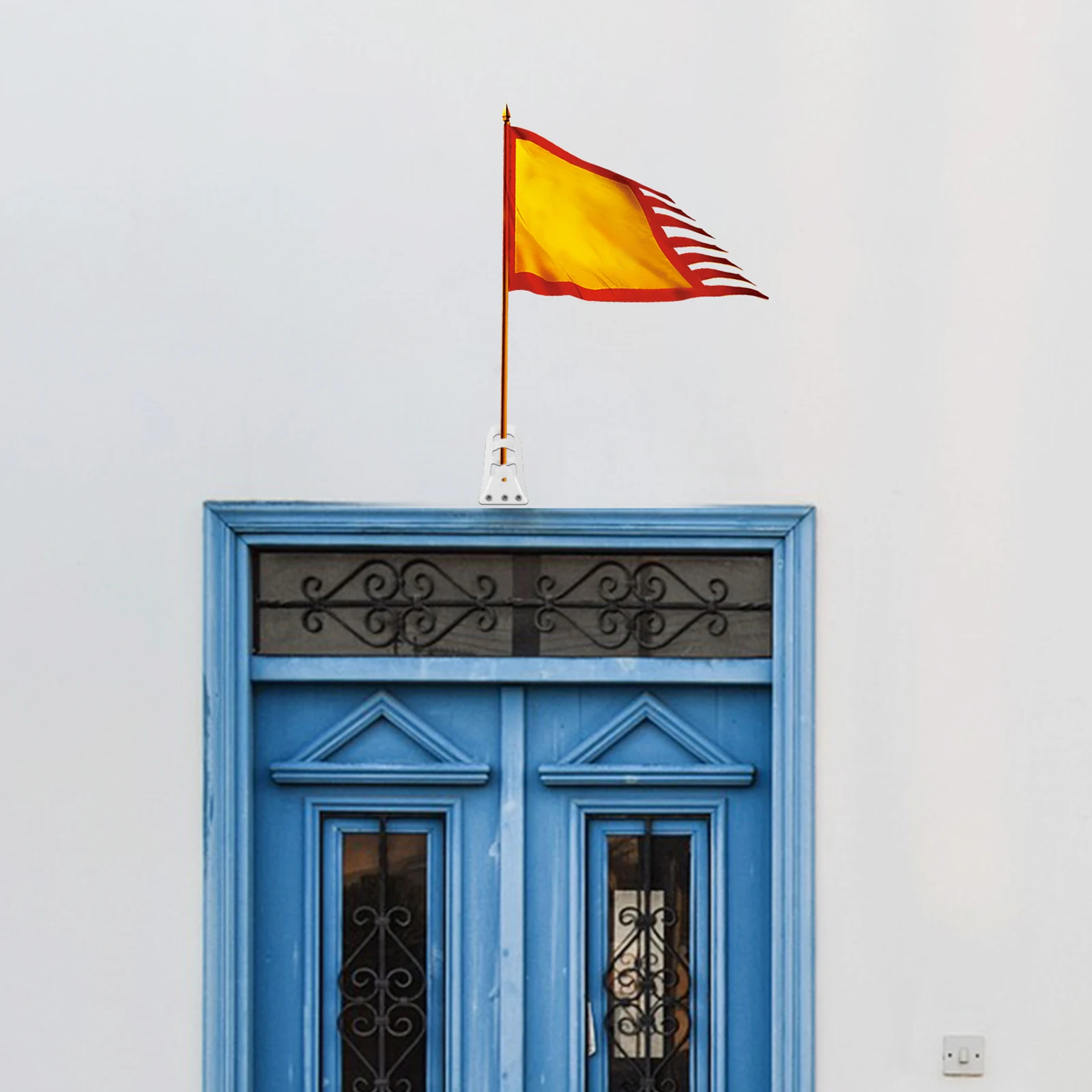 

Stainless Steel Flag Pole Holder Bracket Wall Mount Outdoor Flagpole Holder Mounting Base Flagpole Mounting Bracket