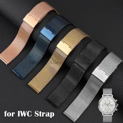 1.0mm Mesh Milanese Strap Stainless Steel Bracelet 3mm Thickness for IWC for Omega for Seiko Watch Wristband 18mm 20mm 22mm 24mm