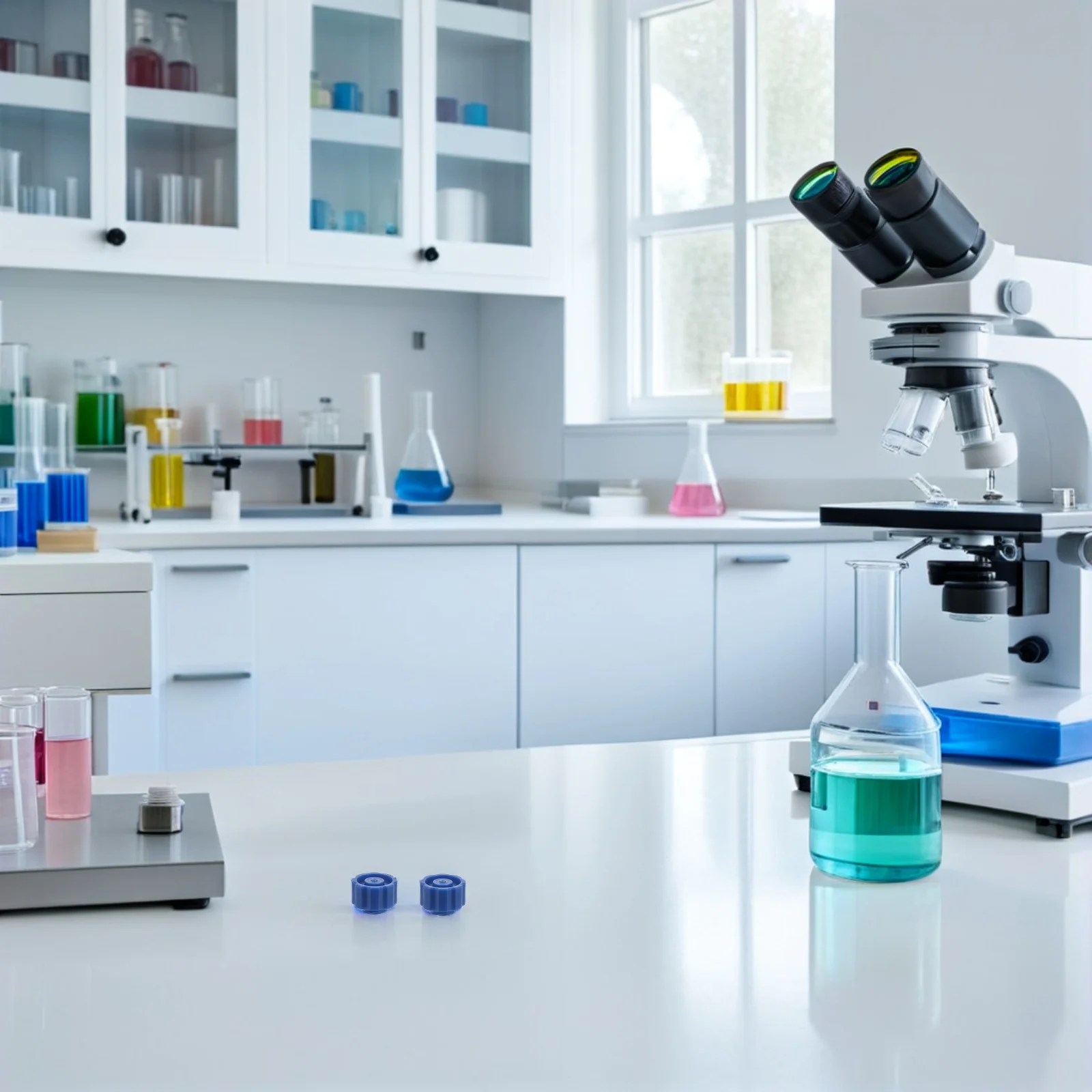 

100Pcs Precision Applicator Caps Screw Luer Glue Dispensing Needle Tip Cover Laboratory DIY Projects Laboratory Supplies