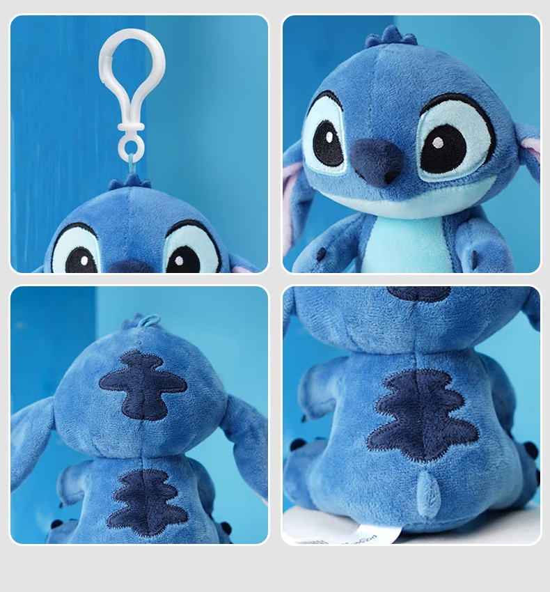 Disney Toy Story Stich Kawaii Plüsch Puppe Cartoon Gefüllte Anime Schlüsselbund Anhänger Strap Spielzeug Auto Schlüsselring Geburtstag Geschenk Für Kinder – Detail 9
