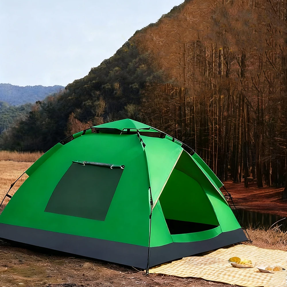 

STLF Customizable Colors Portable Folding Automatic Waterproof Oxford Fabric Outdoor Tent Mosquito-Proof for Camping