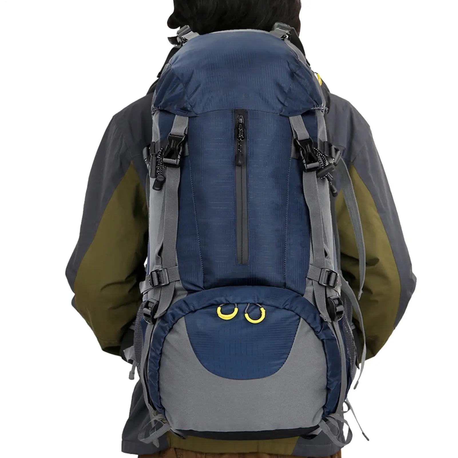 

Hiking Backpack Lightweight 50L Large Capacity Hiking Backpacks With Rain Cover Outdoor Bags For Women Youth Beginners Field