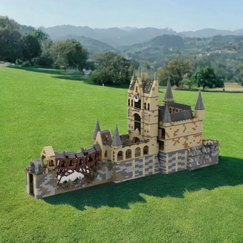 

8977PCS Moc Medieval Castle Part 1 Military Fortress Building Model DIY Education Model Building Blocks Historical Scene Toy